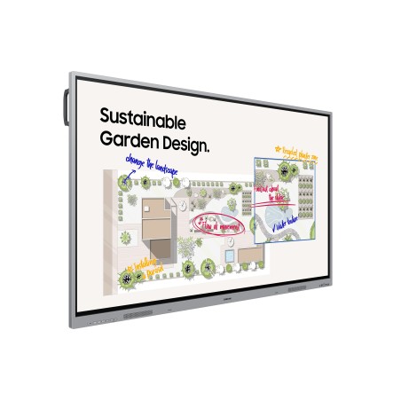 Samsung WE65FX tableau blanc interactif 165,1 cm (65") 3840 x 2160 pixels Écran tactile Gris HDMI