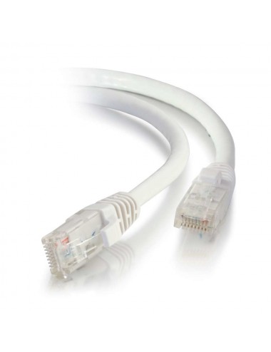 C2G Cable de conexión de red de 1,5 m Cat5e sin blindaje y con funda (UTP), color blanco