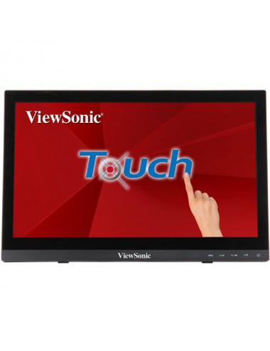 Viewsonic TD1630-3 pantalla para PC 39,6 cm (15.6") 1366 x 768 Pixeles HD LCD Pantalla táctil Multi-usuario Negro