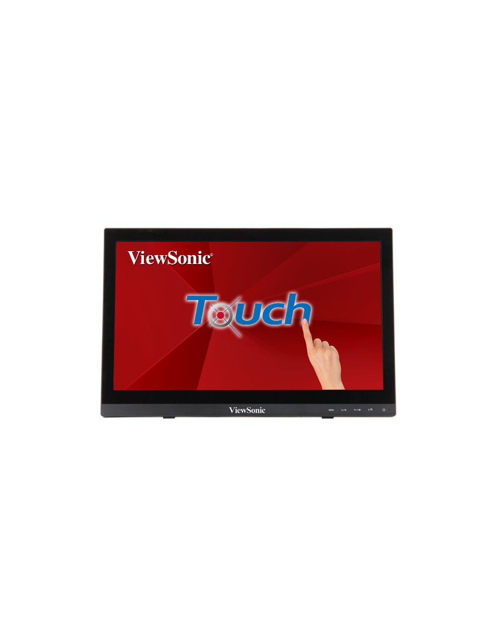 Viewsonic TD1630-3 pantalla para PC 39,6 cm (15.6") 1366 x 768 Pixeles HD LCD Pantalla táctil Multi-usuario Negro