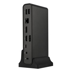 ASUS Triple Display USB-C Dock Duo DC301 Avec fil Noir