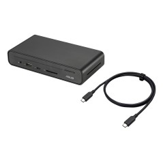 ASUS Triple Display USB-C Dock Duo DC301 Avec fil Noir