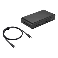 ASUS Triple Display USB-C Dock Duo DC301 Avec fil Noir