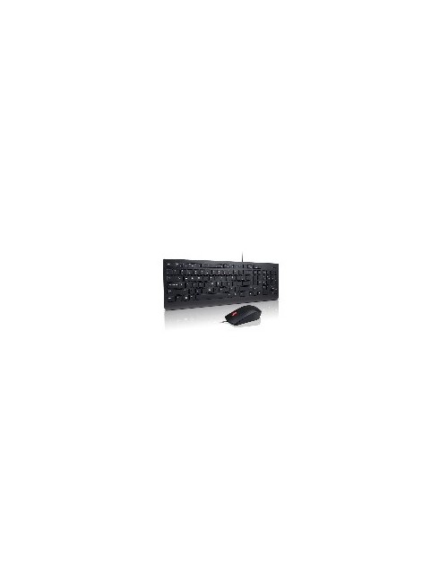 Lenovo 4X30L79922 clavier Souris incluse USB QWERTY Noir