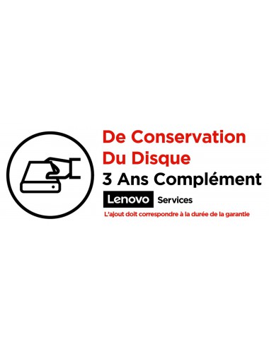 Lenovo 3Y Keep Your Drive 1 licence(s) 3 année(s)