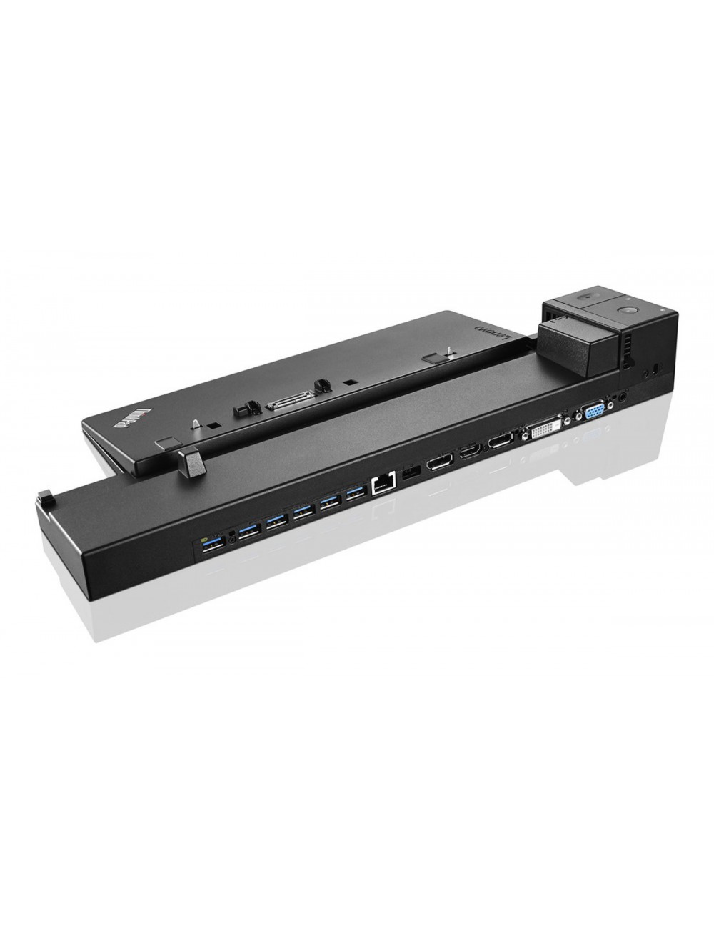 Lenovo 40A50230EU replicatore di porte e docking station per laptop Nero