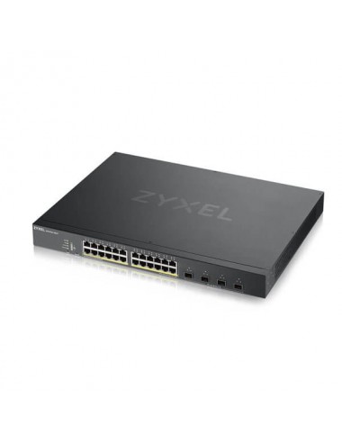 Zyxel XGS1930-28HP switch Gestionado L3 Gigabit Ethernet (10 100 1000) Energía sobre Ethernet (PoE) Negro