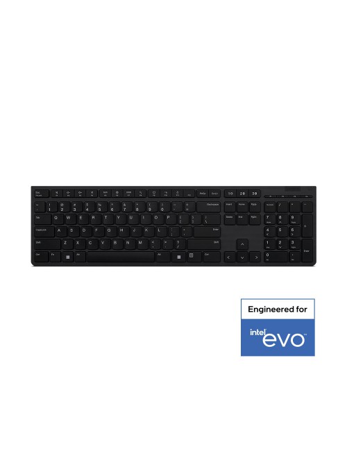 Lenovo 4Y41K04031 teclado RF Wireless + Bluetooth Francés Gris