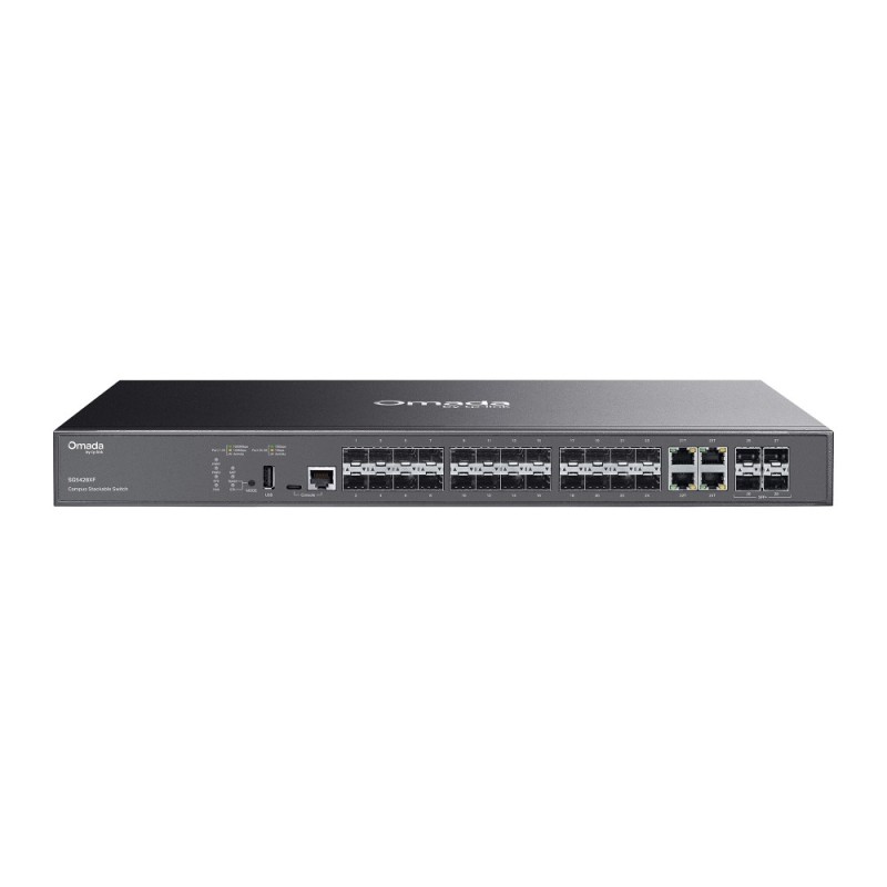 TP-Link SG5428XF commutateur réseau Géré L3 Noir TP-Link SG5428XF commutateur réseau Géré L3 Noir