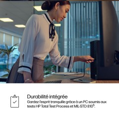 HP ProDesk 4 Tower G1i Desktop AI PC Intel Core Ultra 7 265 16 Go DDR5-SDRAM 512 Go SSD Windows 11 Pro Noir