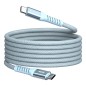 Verbatim Câble Magnétique Sync & Charge 60W 120cm Bleu