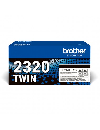 Brother TN-2320TWIN cartuccia toner 1 pz Originale Nero