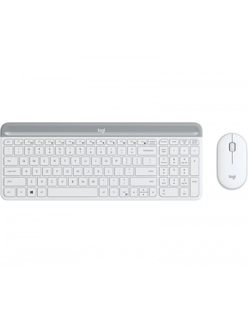 Logitech MK470 clavier Souris incluse RF sans fil AZERTY Français Blanc
