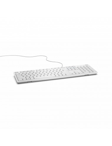 DELL KB216 teclado Universal USB AZERTY Francés Blanco