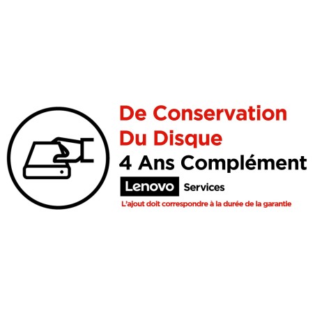 Lenovo 4Y Keep Your Drive 1 licence(s) 4 année(s)
