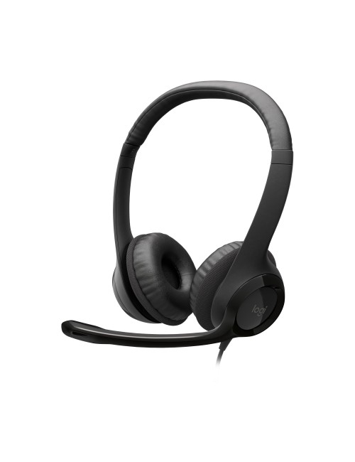 Logitech H390 USB Computer Headset Son numérique amélioré et commandes intégrées