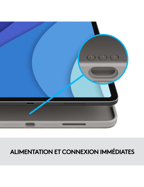 Logitech Combo Touch AZERTY Francés Smart Connector Arena