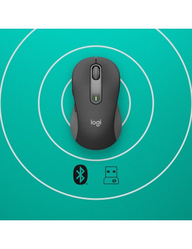 Logitech Signature M650 for Business mouse Ufficio Mano destra RF senza fili + Bluetooth Ottico 4000 DPI