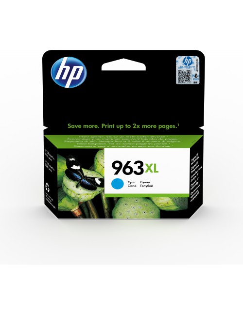 HP 963XL Cartouche d'encre cyan authentique, grande capacité