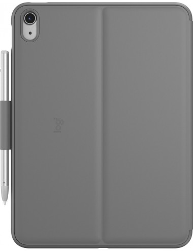 Logitech Slim Folio AZERTY Francés Bluetooth Gris