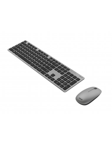 ASUS W5000 teclado Ratón incluido Universal RF inalámbrica + USB AZERTY Francés Gris