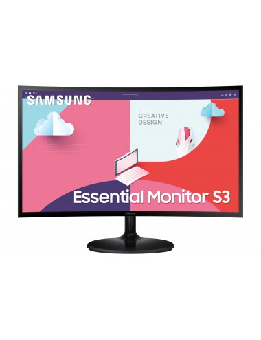 Samsung Essential Monitor S3 S36C LED display 61 cm (24") 1920 x 1080 Pixeles Full HD Negro