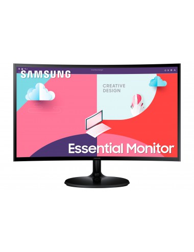 Samsung Essential Monitor S3 S36C LED display 61 cm (24") 1920 x 1080 Pixel Full HD Nero
