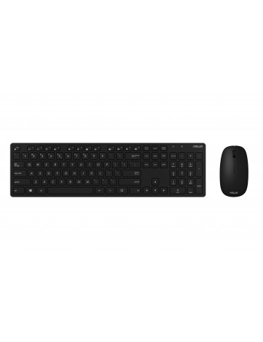 ASUS W5000 teclado Ratón incluido Universal RF inalámbrica + USB AZERTY Francés Negro