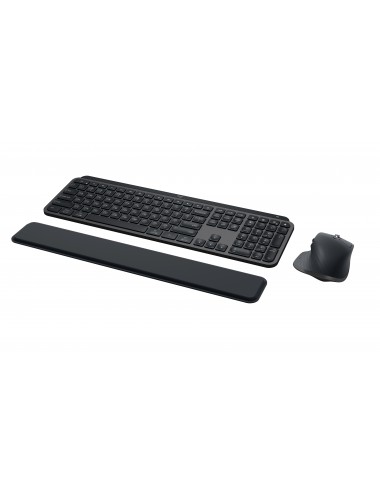 Logitech MX Keys S Combo teclado Ratón incluido Oficina RF Wireless + Bluetooth AZERTY Belga Grafito
