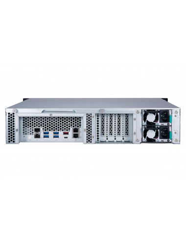 QNAP TS-877XU-RP NAS Bastidor (2U) Ethernet Negro, Gris 2600