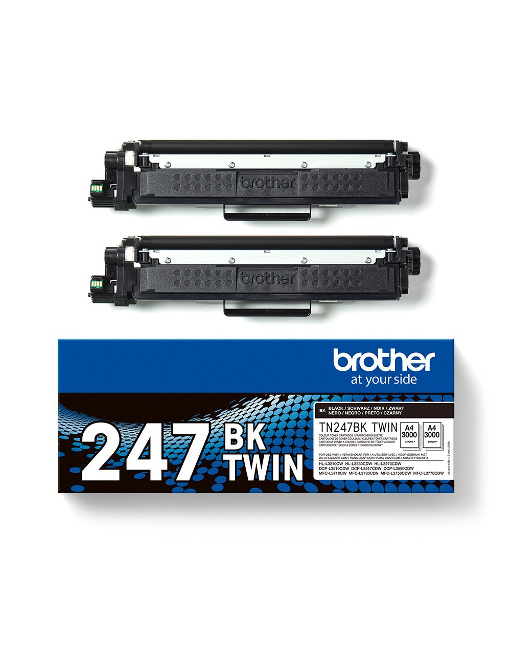 Brother TN-247BKTWIN cartuccia toner 2 pz Originale Nero