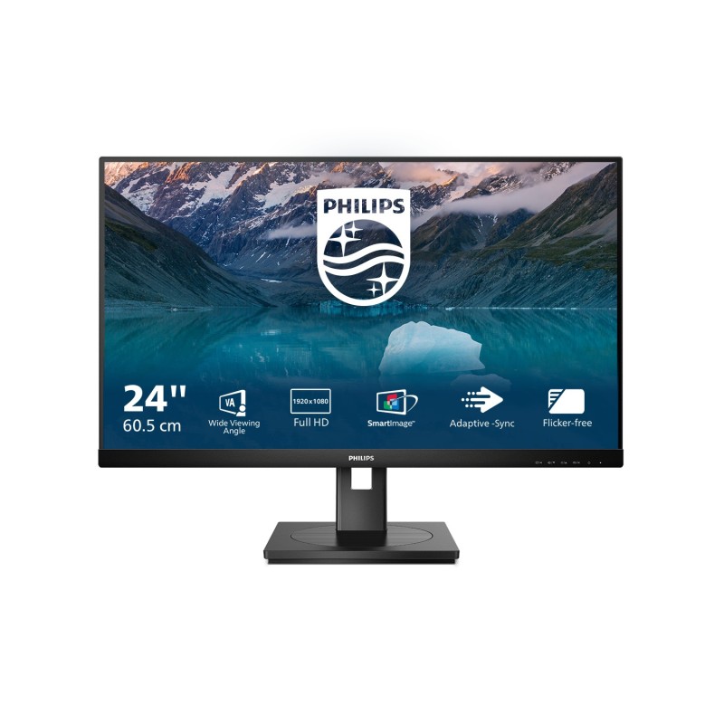 Philips S Line 242S9JML/00 écran plat de PC 60,5 cm (23.8") 1920 x 1080 pixels Full HD LCD Noir
