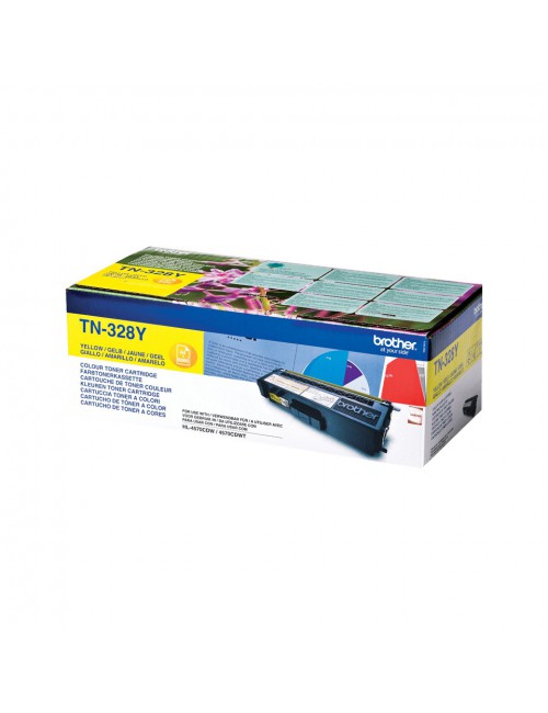 Brother TN-328Y cartuccia toner 1 pz Originale Giallo