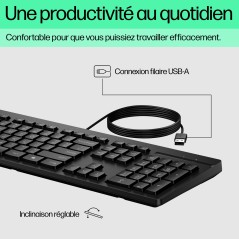 HP Clavier filaire 125
