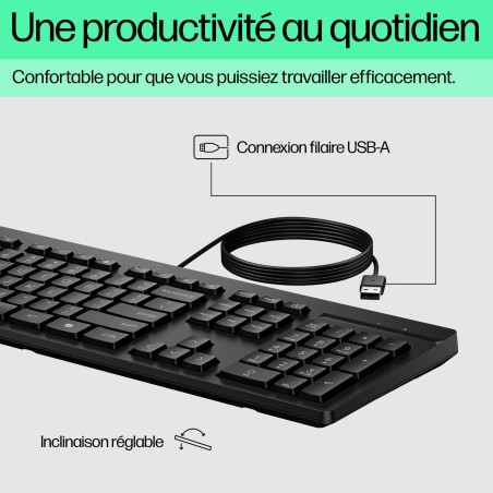HP Clavier filaire 125