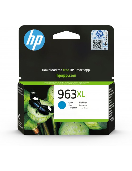 HP 963XL Cartouche d'encre cyan authentique, grande capacité