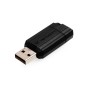 Verbatim Micro-clé USBPinStripe de 8 Go - noire