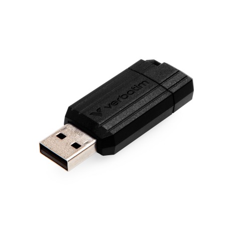Verbatim Micro-clé USBPinStripe de 16 Go - noire