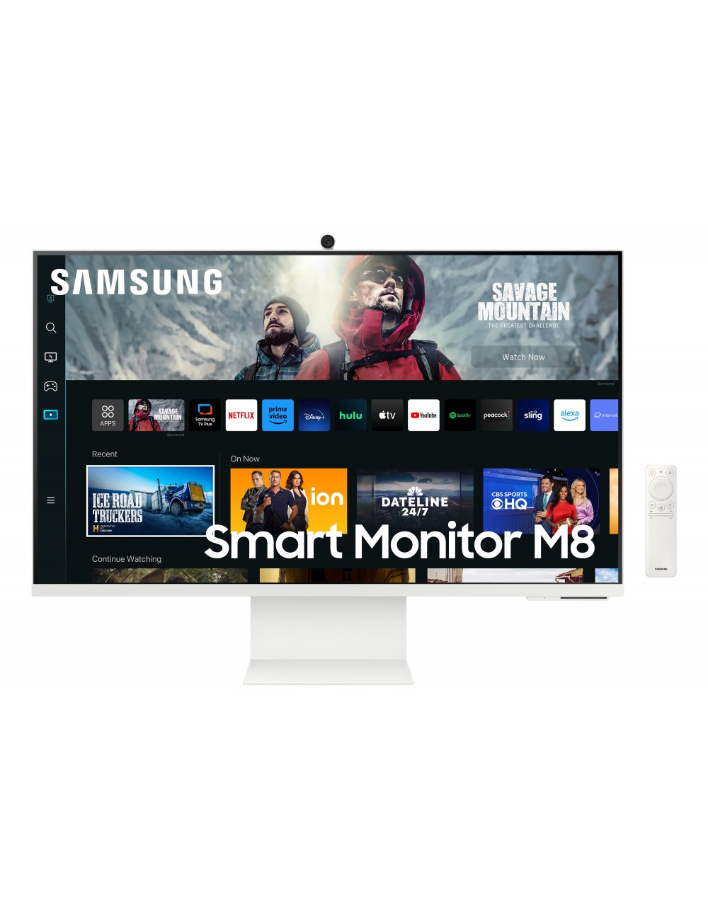 Samsung Smart Monitor M8 M80C pantalla para PC 81,3 cm (32") 3840 x 2160 Pixeles 4K Ultra HD LED Blanco