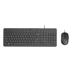 HP 150 WIRED MOUSE KB COMBO FR clavier Souris incluse USB Noir