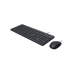 HP 150 WIRED MOUSE/KB COMBO FR clavier Souris incluse USB Noir