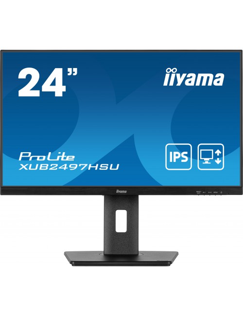 iiyama ProLite XUB2497HSU-B1 Monitor PC 61 cm (24") 1920 x 1080 Pixel Full HD LED Nero