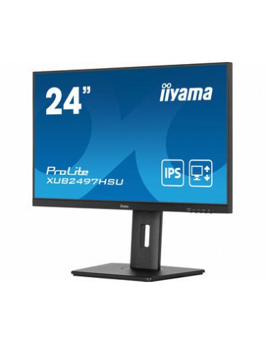 iiyama ProLite XUB2497HSU-B1 pantalla para PC 61 cm (24") 1920 x 1080 Pixeles Full HD LED Negro