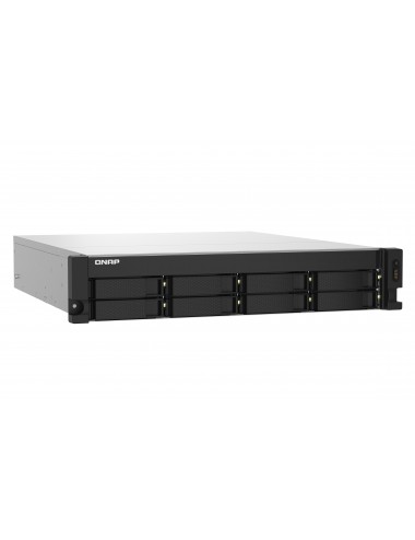 QNAP TS-832PXU-RP NAS Rack (2 U) Ethernet LAN Noir AL324