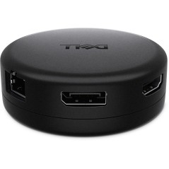 DELL DA326 Avec fil USB 3.2 Gen 1 (3.1 Gen 1) Type-C Noir
