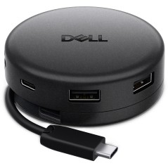 DELL DA326 Avec fil USB 3.2 Gen 1 (3.1 Gen 1) Type-C Noir