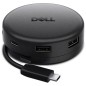 DELL DA326 Avec fil USB 3.2 Gen 1 (3.1 Gen 1) Type-C Noir