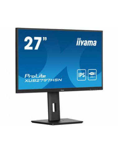 iiyama ProLite XUB2797QSU-B1 Monitor PC 61 cm (24") 2560 x 1440 Pixel Wide Quad HD LED Nero