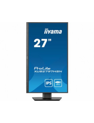 iiyama ProLite XUB2797QSU-B1 pantalla para PC 61 cm (24") 2560 x 1440 Pixeles Wide Quad HD LED Negro