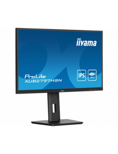 iiyama ProLite XUB2797QSU-B1 écran plat de PC 61 cm (24") 2560 x 1440 pixels Wide Quad HD LED Noir